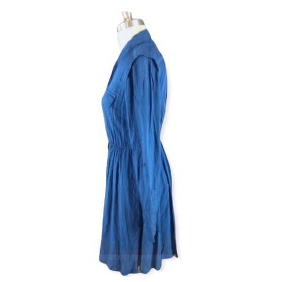 Anthro Maeve | Dakota Button Down Shirt Dress Size XS - Picture 3 of 11